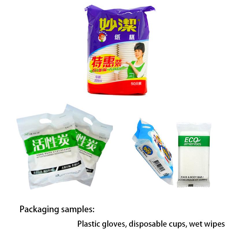 High quailty Flow Plastic Rubber Glove packaging machine