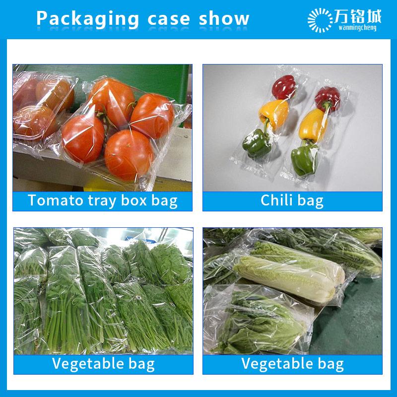Automatic Three serve Horizontal Flow meat fruit vegetable packaging machine